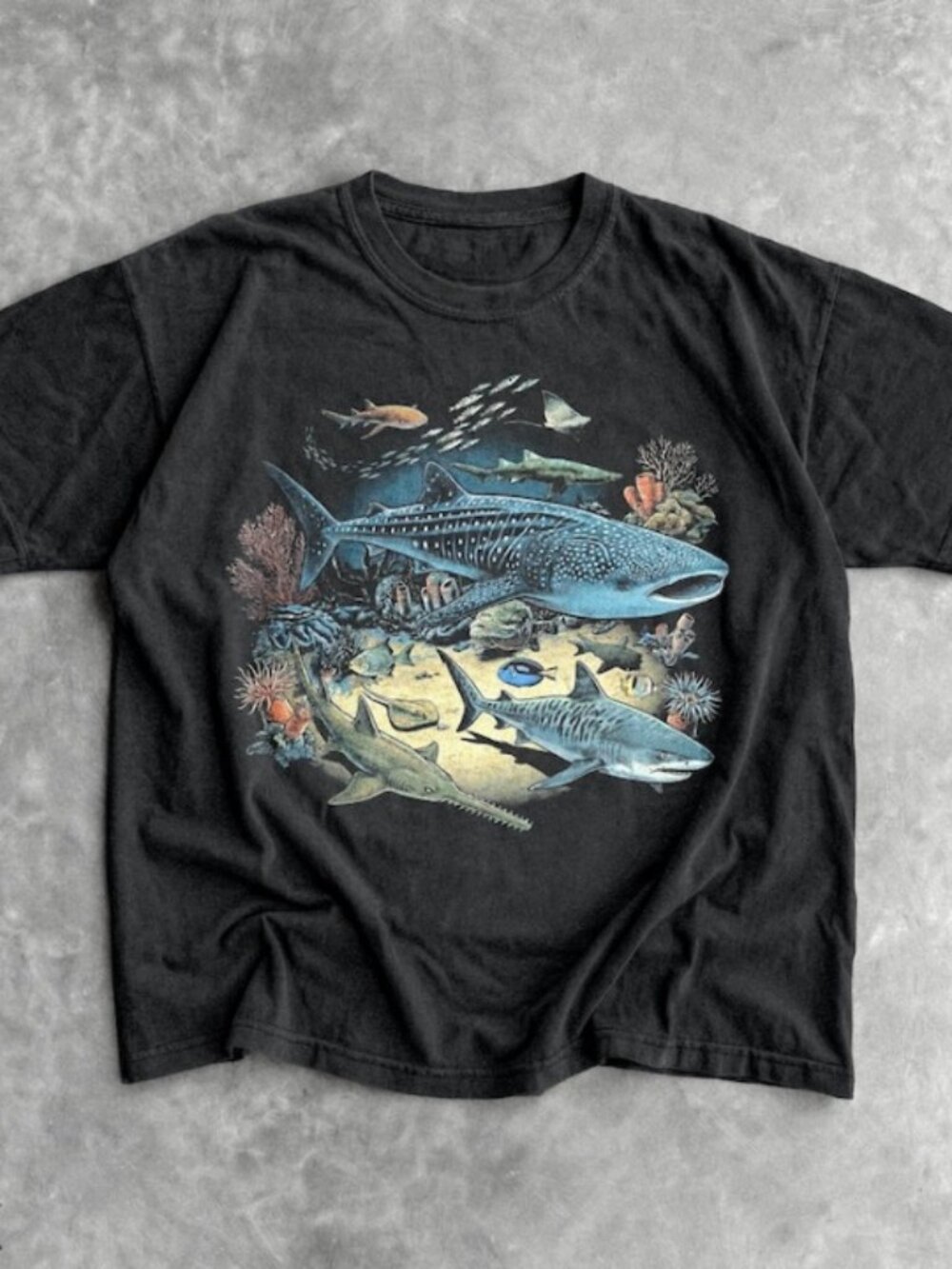 90s Sea Animals T-Shirt, Vintage Ocean Wildlife Tee